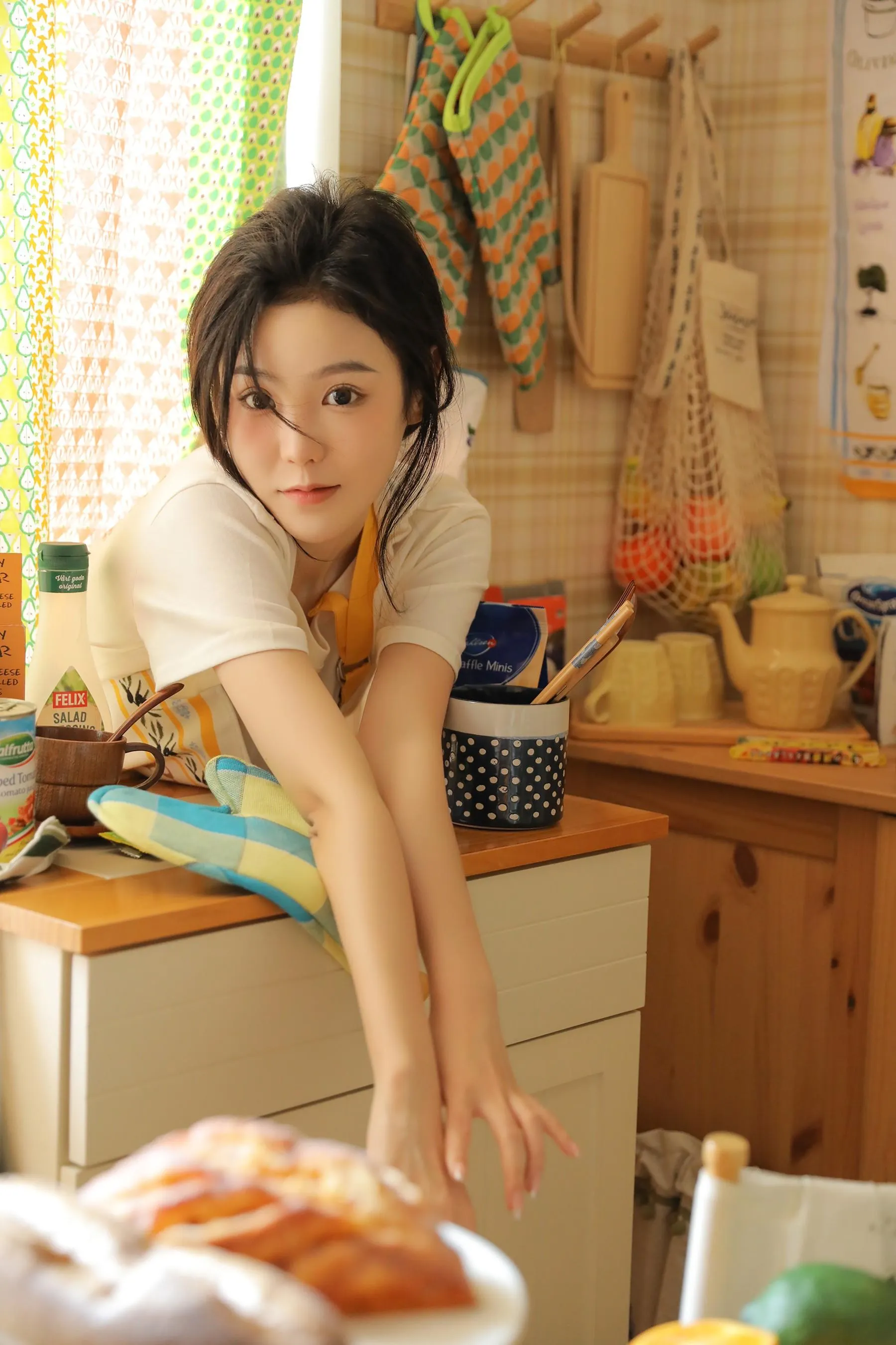 [YITUYU艺图语]2022.07.07 橙味小厨娘 苡萱mua [43P]插图2